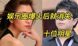 爆料娱乐圈消失的人,揭秘那些消失的明星之谜